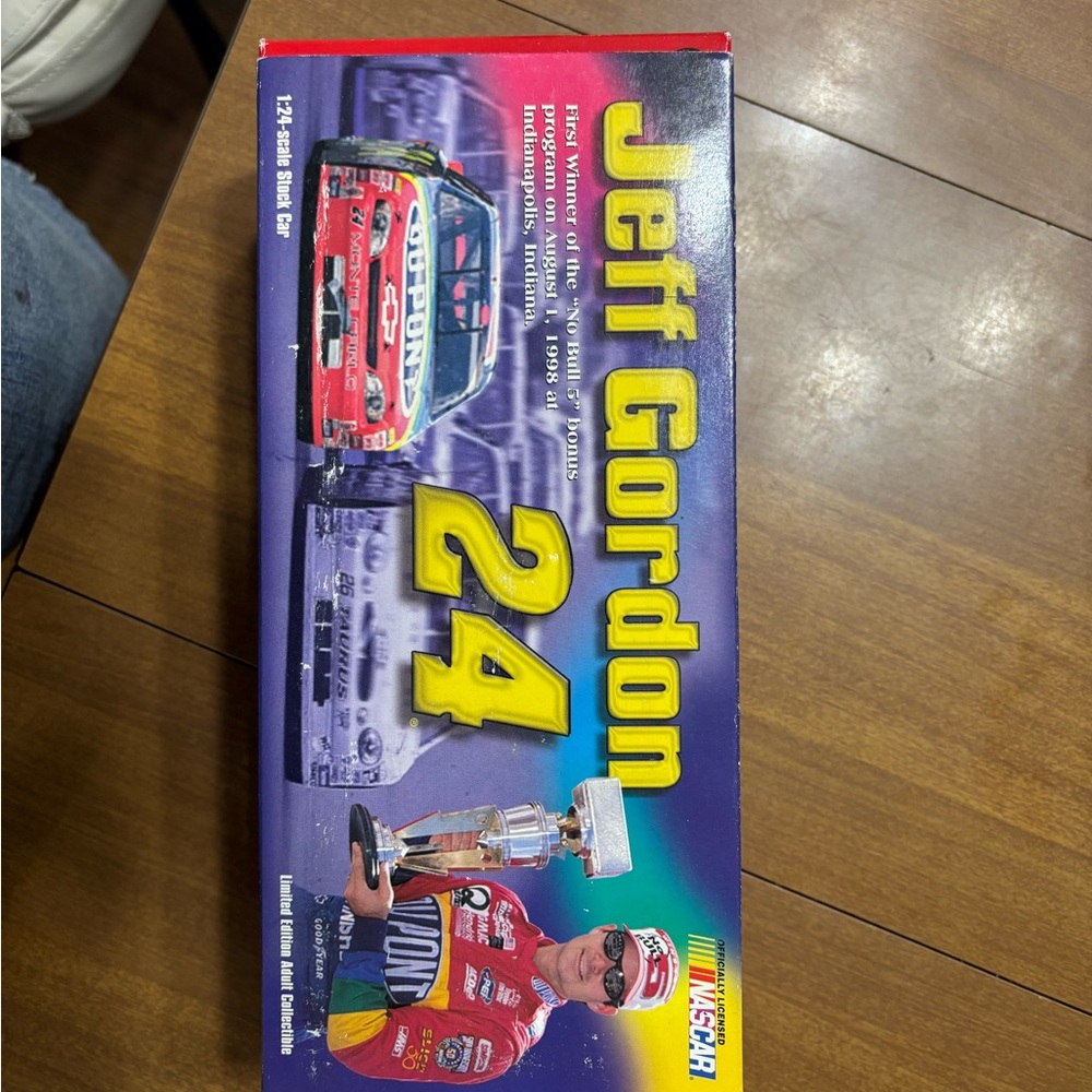 Red and Yellow Jeff Gordon NASCAR Collectible